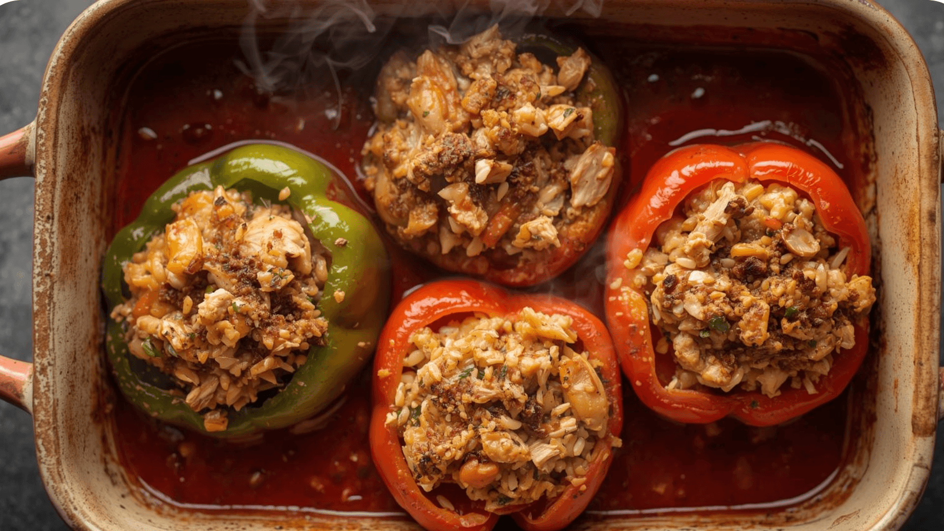 Polnjene paprike iz pečice