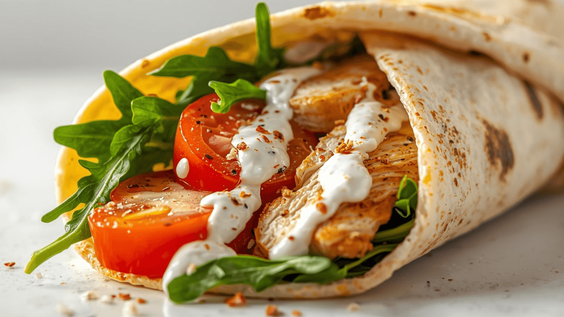 Čili wrap s piščancem in zelenjavo